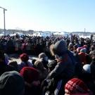 многолюдно на празднике